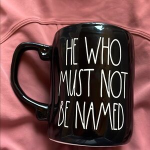 Rae Dunn Harry Potter Black Ceramic Mug Dining Essential